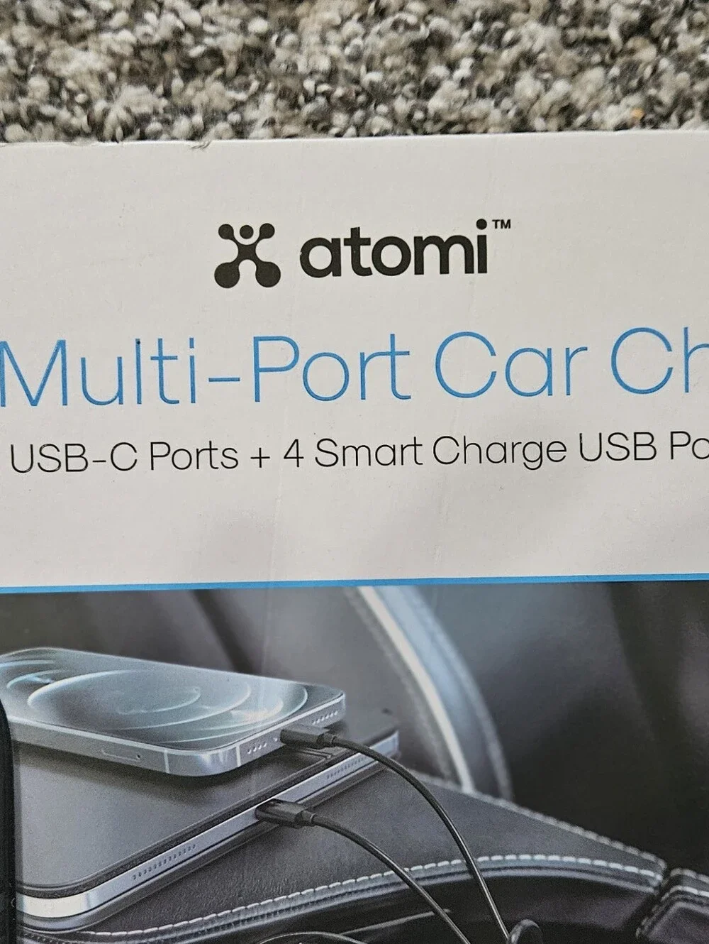 40W Multi-Port Car Charger (2-Pack) - Black
